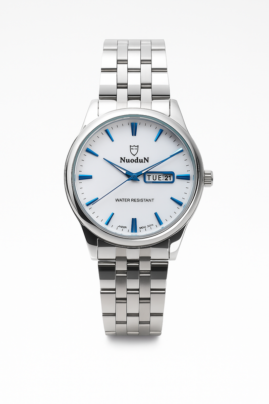 NuoduN Silver Watch – Timeless Elegance, Modern Precision
