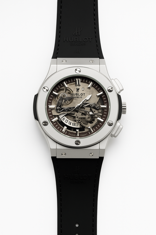 Hublot Classic Fusion – Exquisite Silver Dial, Titanium Mastery & Automatic Precision